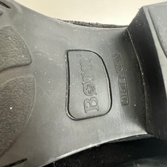 Born Osha Tassle Black Leather Ankle Boots Size 9M - Picture 12 of 14